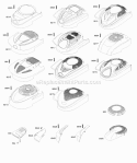 Blower Housing Covers And Shrouds Diagram and Parts List for 12J902-0159-01  Briggs and Stratton Engine